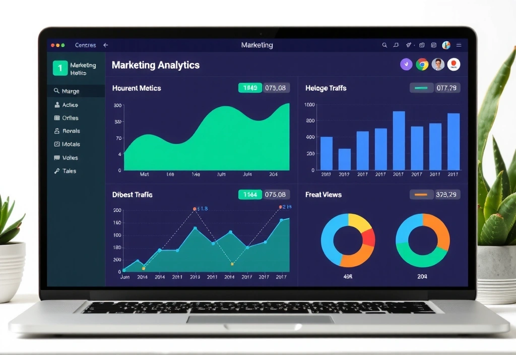 Marketing analytics dashboard